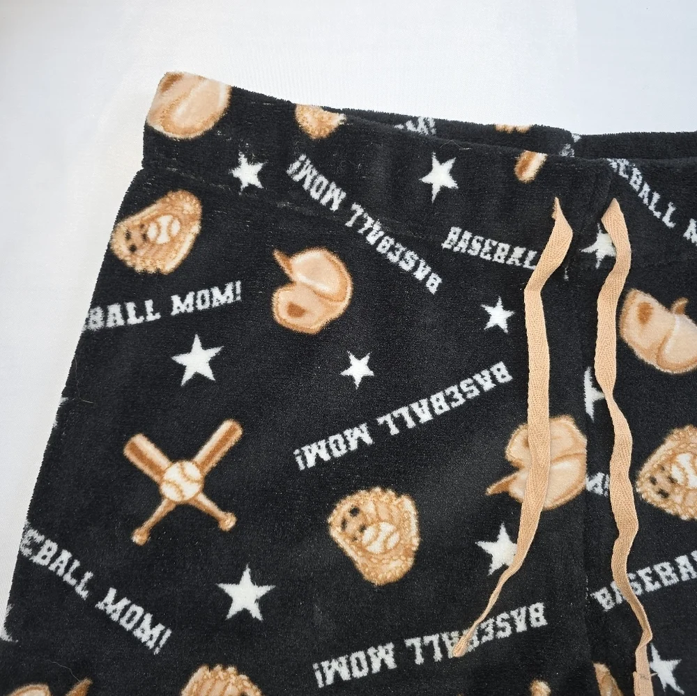 Canyon Creek NWT Womens Size LARGE Baseball Mom Soft Plush Lounge Pants